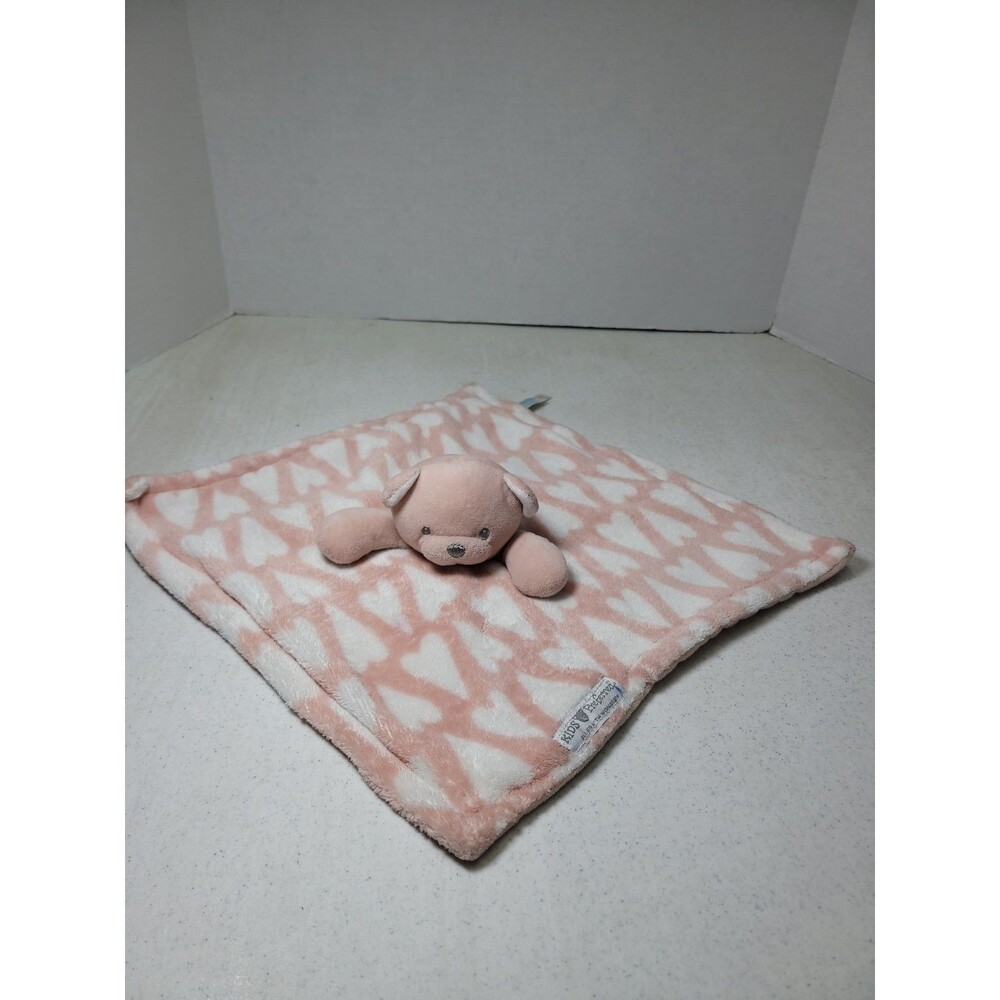 Kids Preferred Bear Lovey Heart Valentine Security Blanket Plush Teddy